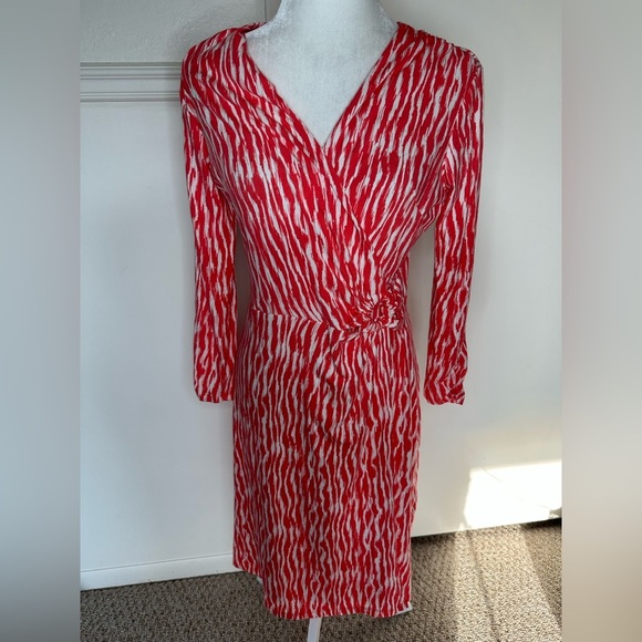 Pendleton Long Sleeve V-Neck Sheath Dress size S - Picture 3 of 10